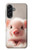 S3979 かわいい赤ちゃんブタ Cute Baby Pig Samsung Galaxy A56 バックケース、フリップケース・カバー