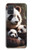 S4008 パンダの家族 Panda Family Samsung Galaxy A71 5G バックケース、フリップケース・カバー