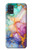 S4001 マルチカラーの抽象画 ライラック エメラルド Multicolored Abstract Lilac Emerald Samsung Galaxy A51 バックケース、フリップケース・カバー