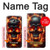 S3986 火の頭蓋骨 Fire Skull Samsung Galaxy J3 (2016) バックケース、フリップケース・カバー