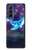 S3982 夢のクジラのカラフルな星雲 Dream Whale Colorful Nebula Samsung Galaxy Z Fold 3 5G バックケース、フリップケース・カバー