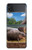 S4031 赤ちゃんカバ  Baby Hippo Hippopotamus Family Samsung Galaxy Z Flip 3 5G バックケース、フリップケース・カバー