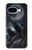 S3970 黒いオオカミの満月 Black Wolf Full Moon Google Pixel 9a バックケース、フリップケース・カバー