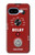 S4011 赤いギターのアナログディレイグラフィック Red Guitar Analog Delay Graphic Google Pixel 9a バックケース、フリップケース・カバー