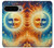 S3966 芸術的な太陽と月 Artistic Sun Moon Google Pixel 9 Pro XL バックケース、フリップケース・カバー