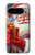 S4029 クリスマス 笑顔のサンタクロース ギフトボックス Xmas Smiling Santa Claus Gift Box Google Pixel 9 Pro XL バックケース、フリップケース・カバー