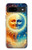 S3966 芸術的な太陽と月 Artistic Sun Moon Google Pixel 8a バックケース、フリップケース・カバー