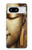 S4022 黄金の仏顔 ヴィンテージ Vintage Buddha Face Golden Style Google Pixel 8 バックケース、フリップケース・カバー