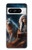 S3995 グリムウルフのインディアンガール Grim Wolf Indian Girl Google Pixel 8 pro バックケース、フリップケース・カバー S3995 グリムウルフのインディアンガール Grim Wolf Indian Girl Google Pixel 8 pro バックケース、フリップケース・カバー