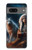 S3995 グリムウルフのインディアンガール Grim Wolf Indian Girl Google Pixel 7a バックケース、フリップケース・カバー S3995 グリムウルフのインディアンガール Grim Wolf Indian Girl Google Pixel 7a バックケース、フリップケース・カバー