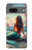 S4006 油絵 人魚 Oil Painting Mermaid Google Pixel 7a バックケース、フリップケース・カバー S4006 油絵 人魚 Oil Painting Mermaid Google Pixel 7a バックケース、フリップケース・カバー