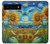 S4019 ひまわり ヴァン・ゴッホ風 Sunflower Van Gogh Style Google Pixel 6 バックケース、フリップケース・カバー