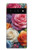 S3975 カラフルなバラの絵 Colorful Roses Painting Google Pixel 6 Pro バックケース、フリップケース・カバー