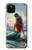 S4006 油絵 人魚 Oil Painting Mermaid Google Pixel 5 バックケース、フリップケース・カバー