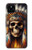 S4016 ネイティブ スカル Native Skull Google Pixel 5 バックケース、フリップケース・カバー