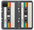 S4023 ヴィンテージ レインボー コンパクトカセット Vintage Rainbow Compact Cassette Google Pixel 4 バックケース、フリップケース・カバー