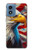 S3967 ハクトウワシのアメリカ国旗 Bald Eagle American Flag Motorola Moto G Play 4G (2024) バックケース、フリップケース・カバー
