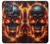 S3986 火の頭蓋骨 Fire Skull Motorola Moto G Power (2025,2026) バックケース、フリップケース・カバー