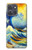 S4005 油絵 グレートウェーブ Oil Color Painting Great Waves Motorola Moto G Power (2025,2026) バックケース、フリップケース・カバー