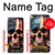 S4015 スカル アメリカ国旗 Skull American Flag Motorola Moto G Power (2025) バックケース、フリップケース・カバー