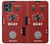 S4011 赤いギターのアナログディレイグラフィック Red Guitar Analog Delay Graphic Motorola Moto G Stylus 5G (2023) バックケース、フリップケース・カバー