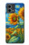 S4019 ひまわり ヴァン・ゴッホ風 Sunflower Van Gogh Style Motorola Moto G Stylus 5G (2023) バックケース、フリップケース・カバー