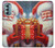 S4029 クリスマス 笑顔のサンタクロース ギフトボックス Xmas Smiling Santa Claus Gift Box Motorola Moto G Stylus 5G (2022) バックケース、フリップケース・カバー