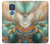 S3993 緑の大理石 金の静脈 Green Marble Gold Veins Motorola Moto G Play (2021) バックケース、フリップケース・カバー