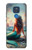 S4006 油絵 人魚 Oil Painting Mermaid Motorola Moto G Play (2021) バックケース、フリップケース・カバー