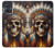S4016 ネイティブ スカル Native Skull Motorola Moto G54 バックケース、フリップケース・カバー