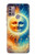 S3966 芸術的な太陽と月 Artistic Sun Moon Motorola Moto G30, G20, G10 バックケース、フリップケース・カバー