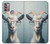 S3991 ヤギのメガネ Goat Glasses Motorola Moto G30, G20, G10 バックケース、フリップケース・カバー