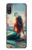 S4006 油絵 人魚 Oil Painting Mermaid Motorola Moto E20,E30,E40 バックケース、フリップケース・カバー