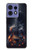 S3972 焦げたアコースティックギターのグラフィック Burned Acoustic Guitar Graphic Motorola Edge 50 Pro バックケース、フリップケース・カバー