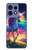 S3977 カラフルなユニコーン Colorful Unicorn Motorola Edge 50 Pro バックケース、フリップケース・カバー