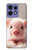 S3979 かわいい赤ちゃんブタ Cute Baby Pig Motorola Edge 50 Pro バックケース、フリップケース・カバー