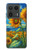 S4019 ひまわり ヴァン・ゴッホ風 Sunflower Van Gogh Style Motorola Edge 50 Ultra バックケース、フリップケース・カバー