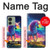 S3977 カラフルなユニコーン Colorful Unicorn Motorola Edge (2023), Edge 40 バックケース、フリップケース・カバー