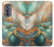 S3993 緑の大理石 金の静脈 Green Marble Gold Veins Motorola Edge (2022) バックケース、フリップケース・カバー
