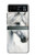 S4025 白馬の絵 White Horse Painting Motorola Razr 40 バックケース、フリップケース・カバー