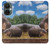S4031 赤ちゃんカバ  Baby Hippo Hippopotamus Family OnePlus Nord CE 3 Lite, Nord N30 5G バックケース、フリップケース・カバー