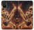 S3984 ギターを弾く火の骸骨 Fire Skeleton Playing Guitar OnePlus Nord N10 5G バックケース、フリップケース・カバー