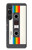 S4023 ヴィンテージ レインボー コンパクトカセット Vintage Rainbow Compact Cassette Sony Xperia 1 VI バックケース、フリップケース・カバー