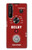 S4011 赤いギターのアナログディレイグラフィック Red Guitar Analog Delay Graphic Sony Xperia 1 III バックケース、フリップケース・カバー