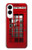 S0058 ロンドン〔イギリス〕の赤い電話ボックス Classic British Red Telephone Box Samsung Galaxy S25 Edge バックケース、フリップケース・カバー