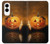 S1083 南瓜 蜘蛛 蝋燭 ハロウィーン Pumpkin Spider Candles Halloween Samsung Galaxy S25 Edge バックケース、フリップケース・カバー