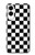 S1611 チェッカーボード Black and White Check Chess Board Samsung Galaxy S25 Edge バックケース、フリップケース・カバー