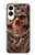 S1675 頭蓋骨の血のタトゥー Skull Blood Tattoo Samsung Galaxy S25 Edge バックケース、フリップケース・カバー