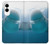 S1801 ベルーガ スマイルクジラ Beluga Whale Smile Whale Samsung Galaxy S25 Edge バックケース、フリップケース・カバー
