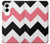 S1849 ピンクブラックシェブロンジグザグ Pink Black Chevron Zigzag Samsung Galaxy S25 Edge バックケース、フリップケース・カバー